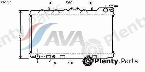  AVA QUALITY COOLING part DN2097 Radiator, engine cooling