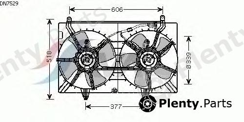  AVA QUALITY COOLING part DN7529 Fan, radiator