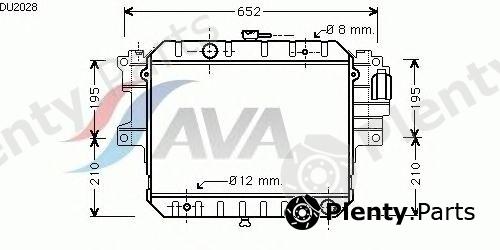  AVA QUALITY COOLING part DU2028 Radiator, engine cooling