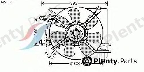  AVA QUALITY COOLING part DW7517 Fan, radiator