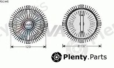  AVA QUALITY COOLING part FDC445 Clutch, radiator fan