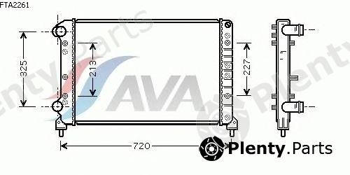  AVA QUALITY COOLING part FTA2261 Radiator, engine cooling