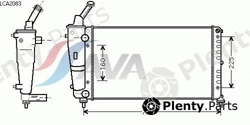  AVA QUALITY COOLING part LCA2083 Radiator, engine cooling