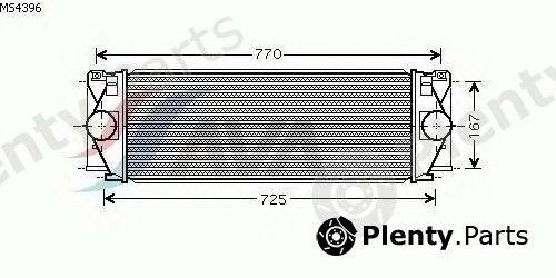  AVA QUALITY COOLING part MS4396 Intercooler, charger