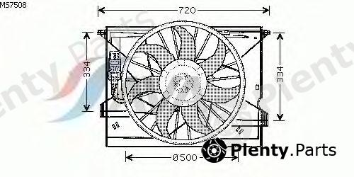  AVA QUALITY COOLING part MS7508 Fan, radiator