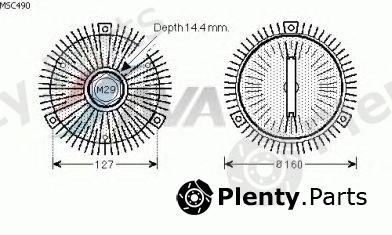  AVA QUALITY COOLING part MSC490 Clutch, radiator fan