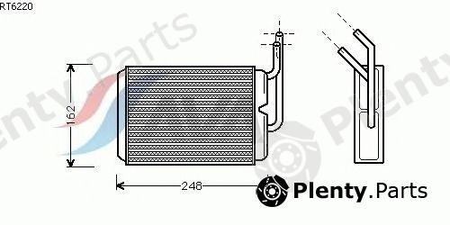  AVA QUALITY COOLING part RT6220 Heat Exchanger, interior heating