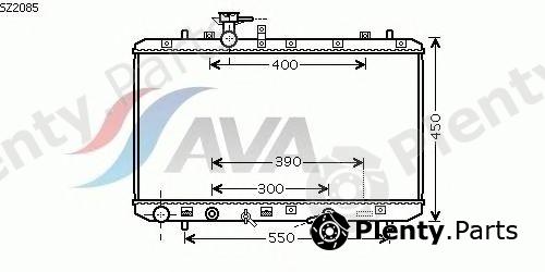  AVA QUALITY COOLING part SZ2085 Radiator, engine cooling
