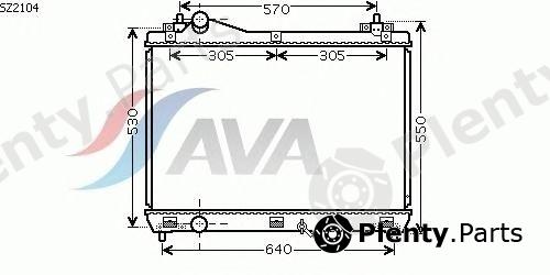  AVA QUALITY COOLING part SZ2104 Radiator, engine cooling