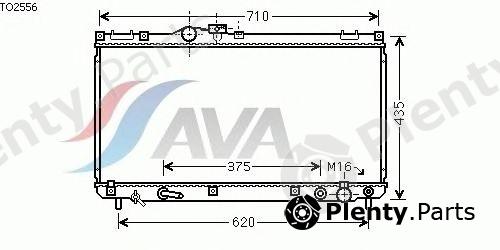  AVA QUALITY COOLING part TO2556 Radiator, engine cooling