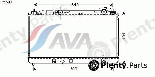  AVA QUALITY COOLING part TO2598 Radiator, engine cooling