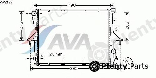  AVA QUALITY COOLING part VW2199 Radiator, engine cooling