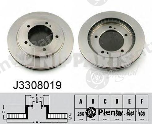  NIPPARTS part J3308019 Brake Disc