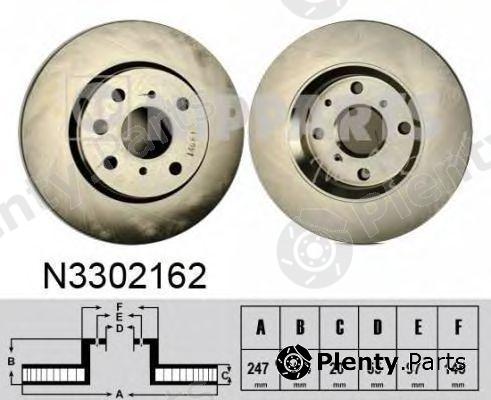  NIPPARTS part N3302162 Brake Disc