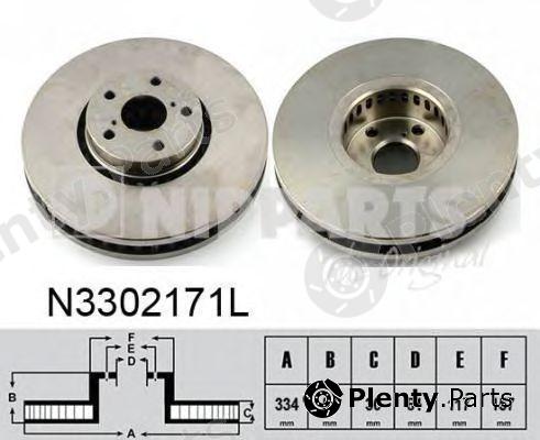  NIPPARTS part N3302171L Brake Disc