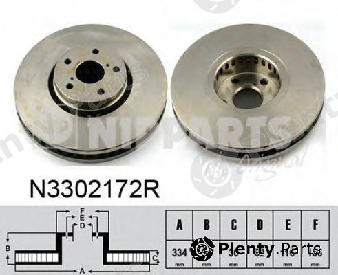  NIPPARTS part N3302172R Brake Disc