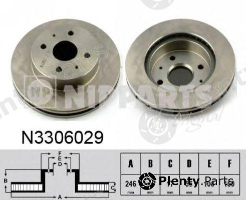  NIPPARTS part N3306029 Brake Disc