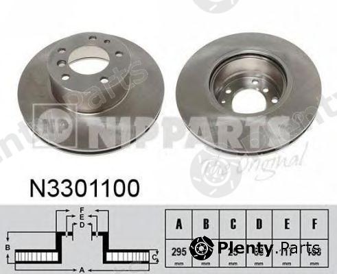  NIPPARTS part N3301100 Brake Disc