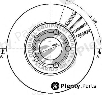  QUINTON HAZELL part BDC4669 Brake Disc