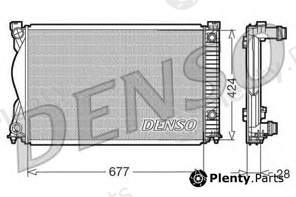  DENSO part DRM02037 Radiator, engine cooling
