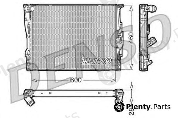  DENSO part DRM05110 Radiator, engine cooling