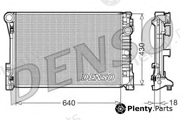  DENSO part DRM17111 Radiator, engine cooling