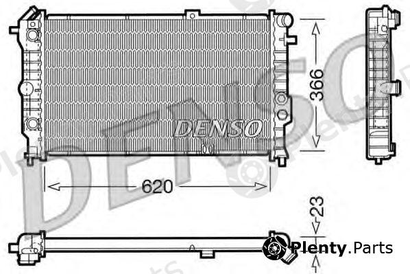  DENSO part DRM20022 Radiator, engine cooling