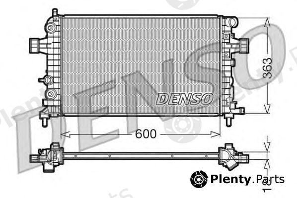  DENSO part DRM20101 Radiator, engine cooling