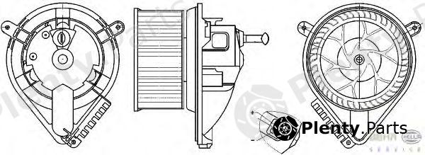  HELLA part 8EW351304-021 (8EW351304021) Interior Blower