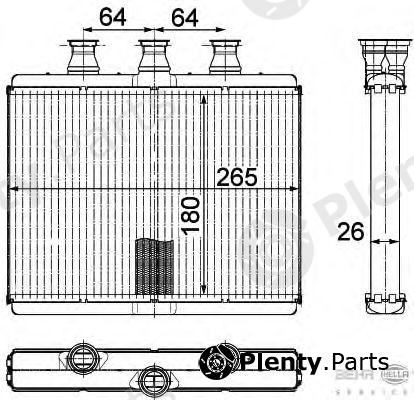  HELLA part 5HL351321-121 (5HL351321121) Regulator, passenger compartment fan