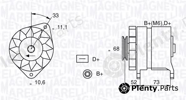  MAGNETI MARELLI part 063321154010 Alternator