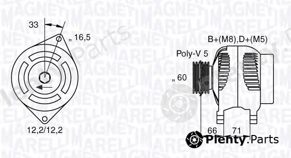  MAGNETI MARELLI part 063321340010 Alternator