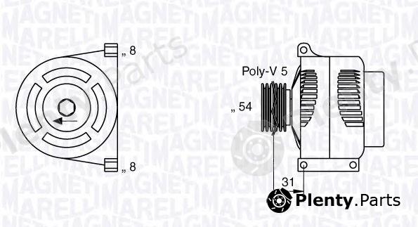  MAGNETI MARELLI part 063377426010 Alternator