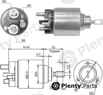  MAGNETI MARELLI part 940113050010 Solenoid Switch, starter