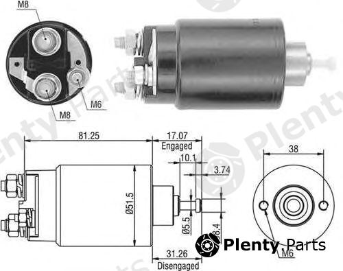  MAGNETI MARELLI part 940113050404 Solenoid Switch, starter