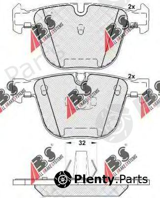  A.B.S. part 37371 Brake Pad Set, disc brake