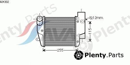  AVA QUALITY COOLING part AI4302 Intercooler, charger