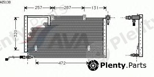  AVA QUALITY COOLING part AI5138 Condenser, air conditioning
