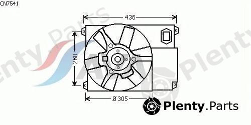  AVA QUALITY COOLING part CN7541 Fan, radiator