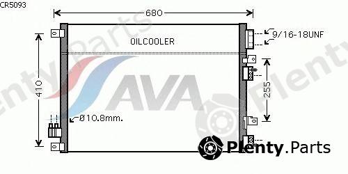  AVA QUALITY COOLING part CR5093 Condenser, air conditioning