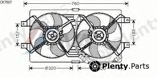  AVA QUALITY COOLING part CR7507 Fan, radiator