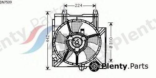  AVA QUALITY COOLING part DN7509 Fan, radiator