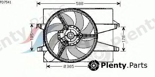  AVA QUALITY COOLING part FD7541 Fan, radiator