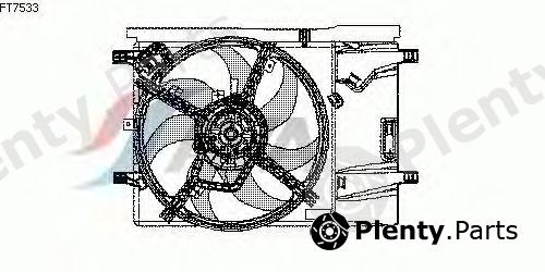  AVA QUALITY COOLING part FT7533 Fan, radiator
