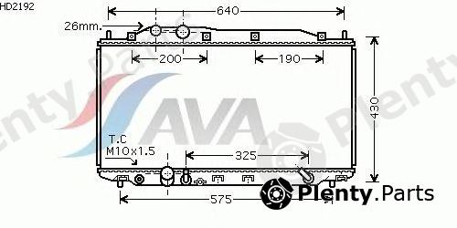  AVA QUALITY COOLING part HD2192 Radiator, engine cooling