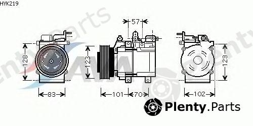  AVA QUALITY COOLING part HYK219 Compressor, air conditioning