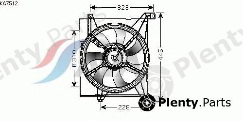  AVA QUALITY COOLING part KA7512 Fan, radiator