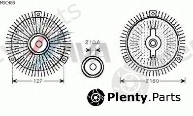  AVA QUALITY COOLING part MSC488 Clutch, radiator fan