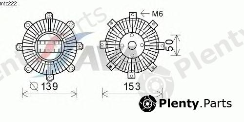  AVA QUALITY COOLING part MTC222 Clutch, radiator fan