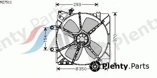  AVA QUALITY COOLING part MZ7511 Fan, radiator